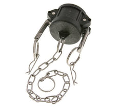 Camlock DN 32 (1 1/4'') Koppeling PolypropyleenEnd Cap Type DC MIL-C-27487