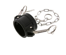 Camlock DN 40 (1 1/2'') Koppeling PolypropyleenEnd Cap Type DC MIL-C-27487