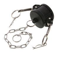 Camlock DN 40 (1 1/2'') Koppeling PolypropyleenEnd Cap Type DC MIL-C-27487