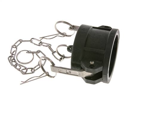 Camlock DN 50 (2'') Koppeling PolypropyleenEnd Cap Type DC MIL-C-27487