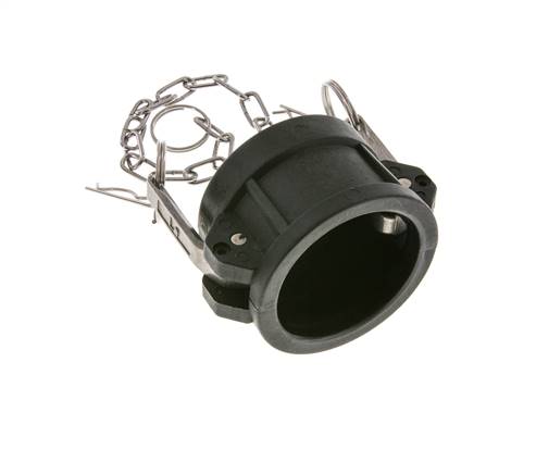 Camlock DN 50 (2'') Koppeling PolypropyleenEnd Cap Type DC MIL-C-27487