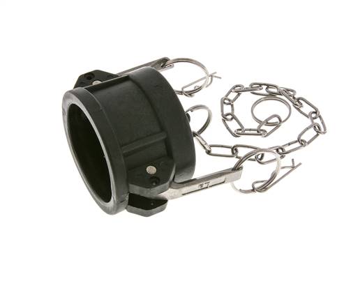 Camlock DN 50 (2'') Koppeling PolypropyleenEnd Cap Type DC MIL-C-27487