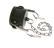 Camlock DN 50 (2'') Koppeling PolypropyleenEnd Cap Type DC MIL-C-27487