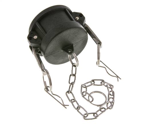 Camlock DN 50 (2'') Koppeling PolypropyleenEnd Cap Type DC MIL-C-27487