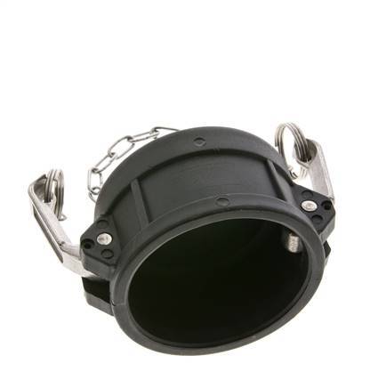 Camlock DN 75 (3'') Koppeling PolypropyleenEnd Cap Type DC MIL-C-27487