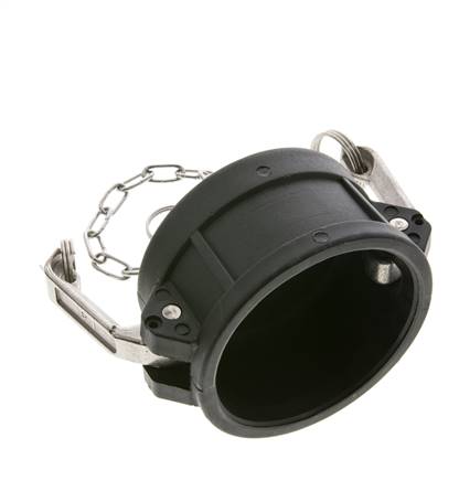 Camlock DN 75 (3'') Koppeling PolypropyleenEnd Cap Type DC MIL-C-27487