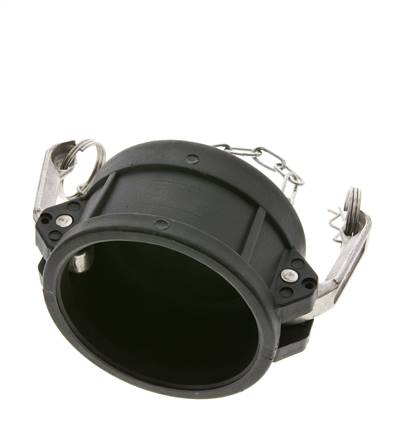 Camlock DN 75 (3'') Koppeling PolypropyleenEnd Cap Type DC MIL-C-27487