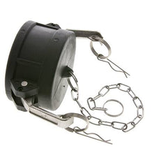 Camlock DN 75 (3'') Koppeling PolypropyleenEnd Cap Type DC MIL-C-27487