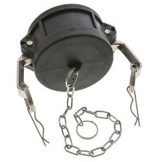 Camlock DN 75 (3'') Koppeling PolypropyleenEnd Cap Type DC MIL-C-27487