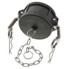 Camlock DN 75 (3'') Koppeling PolypropyleenEnd Cap Type DC MIL-C-27487