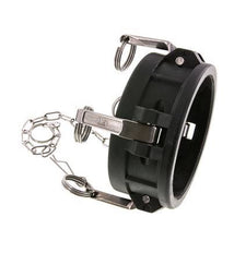 Camlock DN 90 (4'') Koppeling PolypropyleenEnd Cap Type DC MIL-C-27487