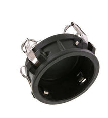 Camlock DN 90 (4'') Koppeling PolypropyleenEnd Cap Type DC MIL-C-27487