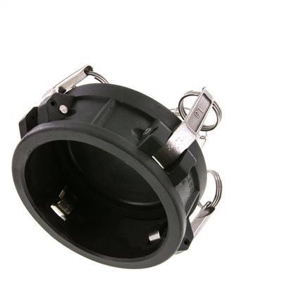 Camlock DN 90 (4'') Koppeling PolypropyleenEnd Cap Type DC MIL-C-27487