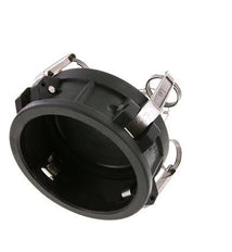 Camlock DN 90 (4'') Koppeling PolypropyleenEnd Cap Type DC MIL-C-27487