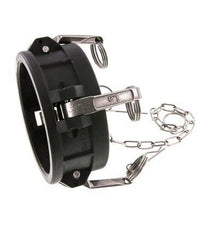 Camlock DN 90 (4'') Koppeling PolypropyleenEnd Cap Type DC MIL-C-27487