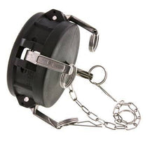 Camlock DN 90 (4'') Koppeling PolypropyleenEnd Cap Type DC MIL-C-27487