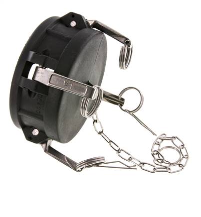 Camlock DN 90 (4'') Koppeling PolypropyleenEnd Cap Type DC MIL-C-27487