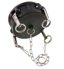 Camlock DN 90 (4'') Koppeling PolypropyleenEnd Cap Type DC MIL-C-27487