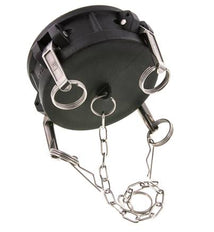 Camlock DN 90 (4'') Koppeling PolypropyleenEnd Cap Type DC MIL-C-27487