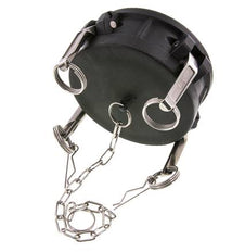 Camlock DN 90 (4'') Koppeling PolypropyleenEnd Cap Type DC MIL-C-27487