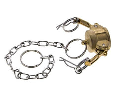 Camlock DN 15 (1/2'') Koppeling MessingEnd Cap Type DC MIL-C-27487
