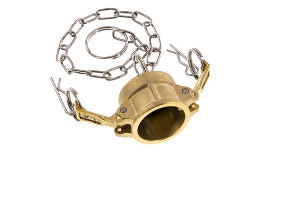 Camlock DN 20 (3/4'') Koppeling MessingEnd Cap Type DC MIL-C-27487