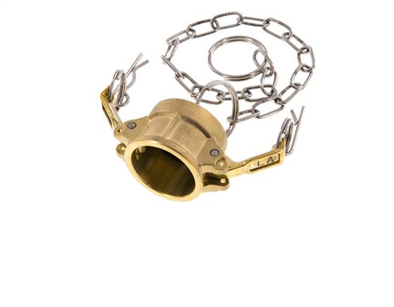 Camlock DN 20 (3/4'') Koppeling MessingEnd Cap Type DC MIL-C-27487