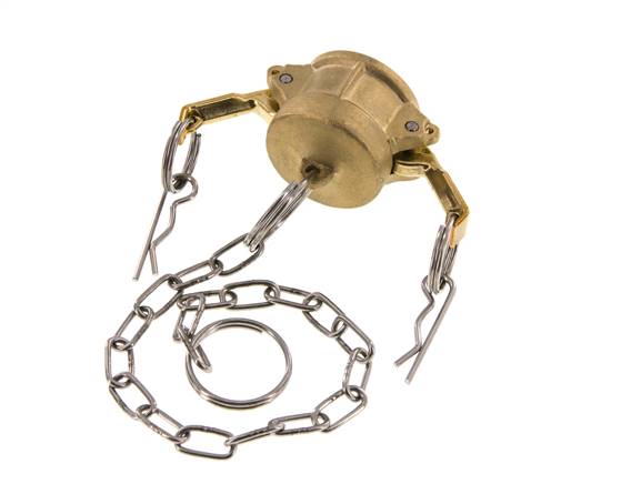 Camlock DN 20 (3/4'') Koppeling MessingEnd Cap Type DC MIL-C-27487