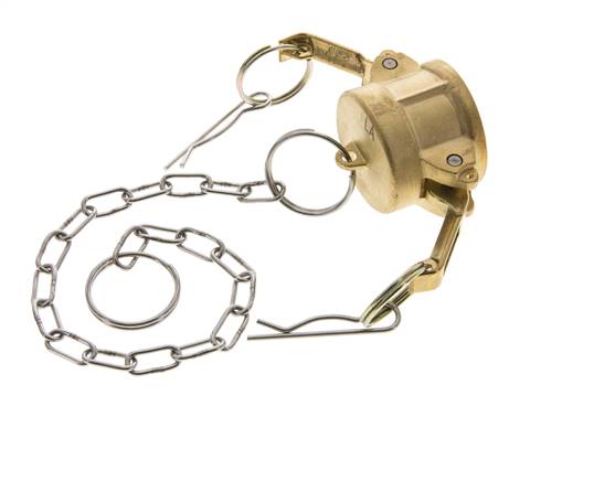 Camlock DN 25 (1'') Koppeling MessingEnd Cap Type DC MIL-C-27487