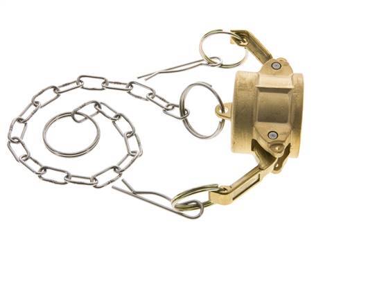 Camlock DN 25 (1'') Koppeling MessingEnd Cap Type DC MIL-C-27487