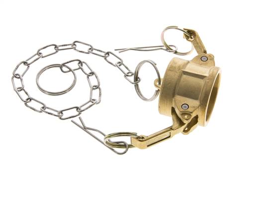 Camlock DN 25 (1'') Koppeling MessingEnd Cap Type DC MIL-C-27487