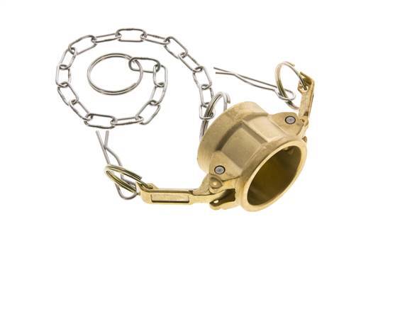 Camlock DN 25 (1'') Koppeling MessingEnd Cap Type DC MIL-C-27487