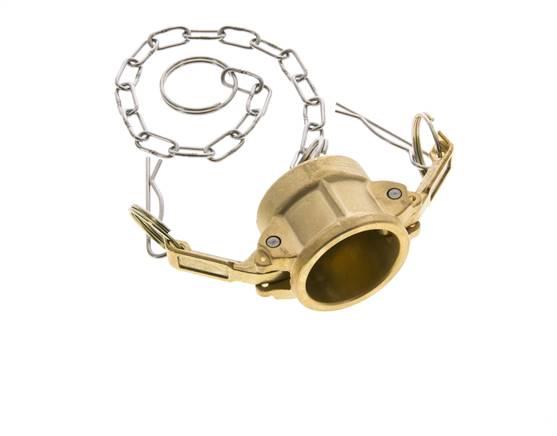 Camlock DN 25 (1'') Koppeling MessingEnd Cap Type DC MIL-C-27487