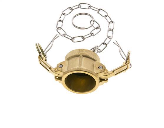 Camlock DN 25 (1'') Koppeling MessingEnd Cap Type DC MIL-C-27487