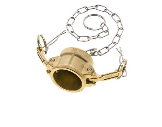 Camlock DN 25 (1'') Koppeling MessingEnd Cap Type DC MIL-C-27487