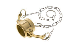 Camlock DN 25 (1'') Koppeling MessingEnd Cap Type DC MIL-C-27487