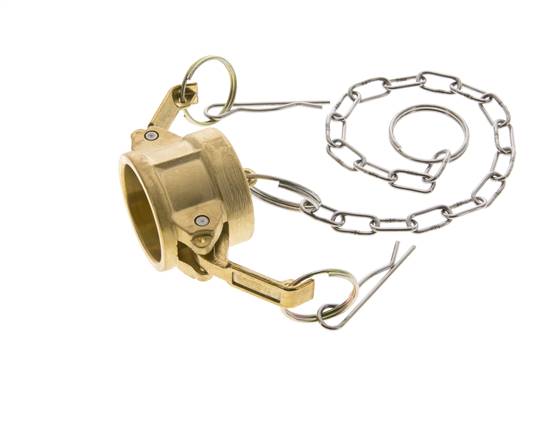 Camlock DN 25 (1'') Koppeling MessingEnd Cap Type DC MIL-C-27487