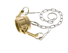 Camlock DN 25 (1'') Koppeling MessingEnd Cap Type DC MIL-C-27487