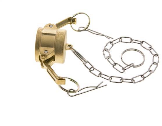 Camlock DN 25 (1'') Koppeling MessingEnd Cap Type DC MIL-C-27487