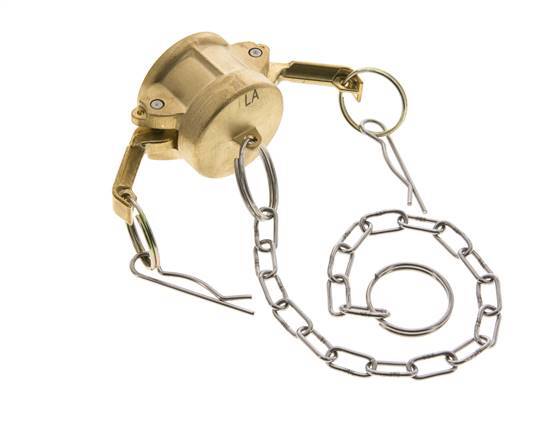 Camlock DN 25 (1'') Koppeling MessingEnd Cap Type DC MIL-C-27487