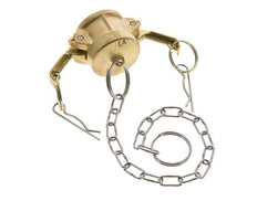 Camlock DN 25 (1'') Koppeling MessingEnd Cap Type DC MIL-C-27487