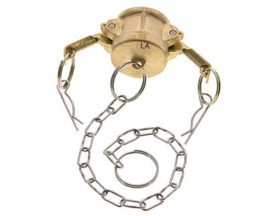 Camlock DN 25 (1'') Koppeling MessingEnd Cap Type DC MIL-C-27487