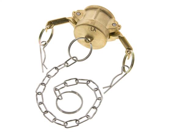 Camlock DN 25 (1'') Koppeling MessingEnd Cap Type DC MIL-C-27487