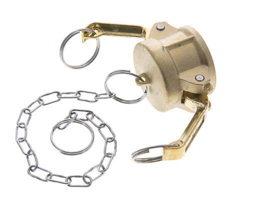 Camlock DN 32 (1 1/4'') Koppeling MessingEnd Cap Type DC MIL-C-27487