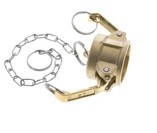Camlock DN 32 (1 1/4'') Koppeling MessingEnd Cap Type DC MIL-C-27487