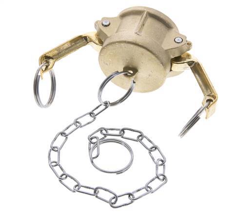 Camlock DN 32 (1 1/4'') Koppeling MessingEnd Cap Type DC MIL-C-27487