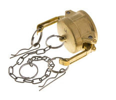 Camlock DN 40 (1 1/2'') Koppeling MessingEnd Cap Type DC MIL-C-27487
