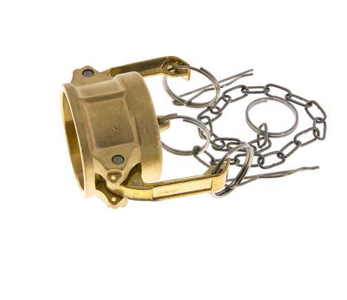 Camlock DN 40 (1 1/2'') Koppeling MessingEnd Cap Type DC MIL-C-27487