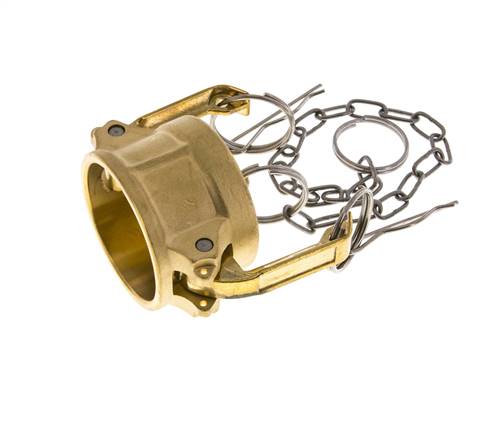 Camlock DN 40 (1 1/2'') Koppeling MessingEnd Cap Type DC MIL-C-27487