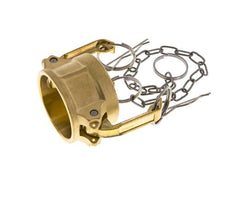 Camlock DN 40 (1 1/2'') Koppeling MessingEnd Cap Type DC MIL-C-27487